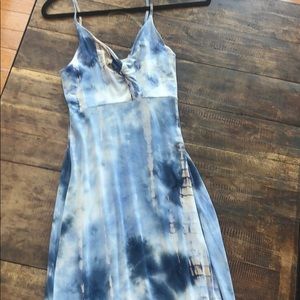 Tye Dye blue boutique dress!